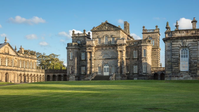 The central block of the north front of Seaton Delaval Hall